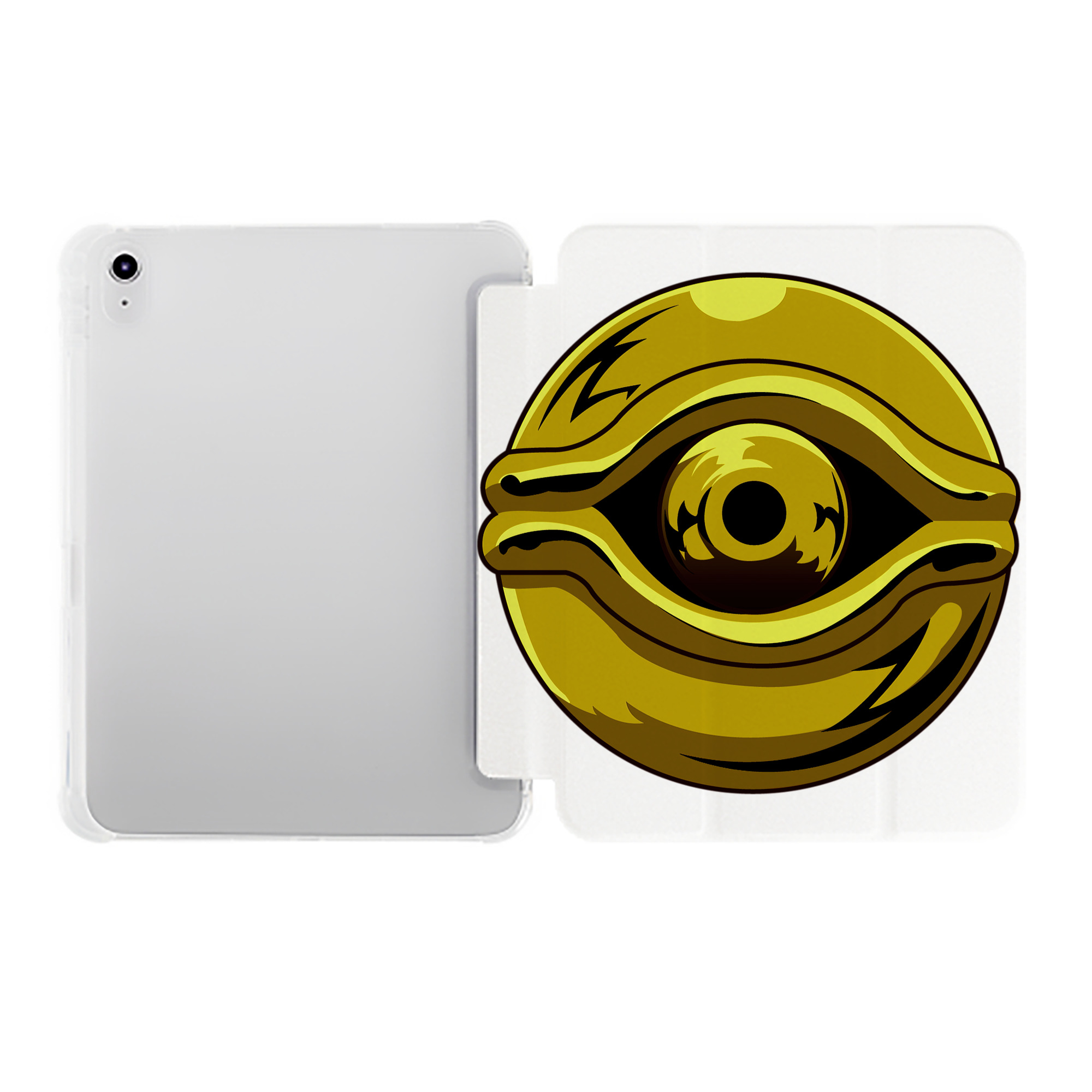 （画像用） 遊☆戯☆王 Yu-Gi-Oh! IPad ケース ペン収納付き 三つ折りスタンド PUレザー×シリコン 対応機種9.5/10.5/10.9インチ